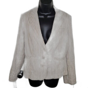 Cabi gingham searsucker Blazer jacket small